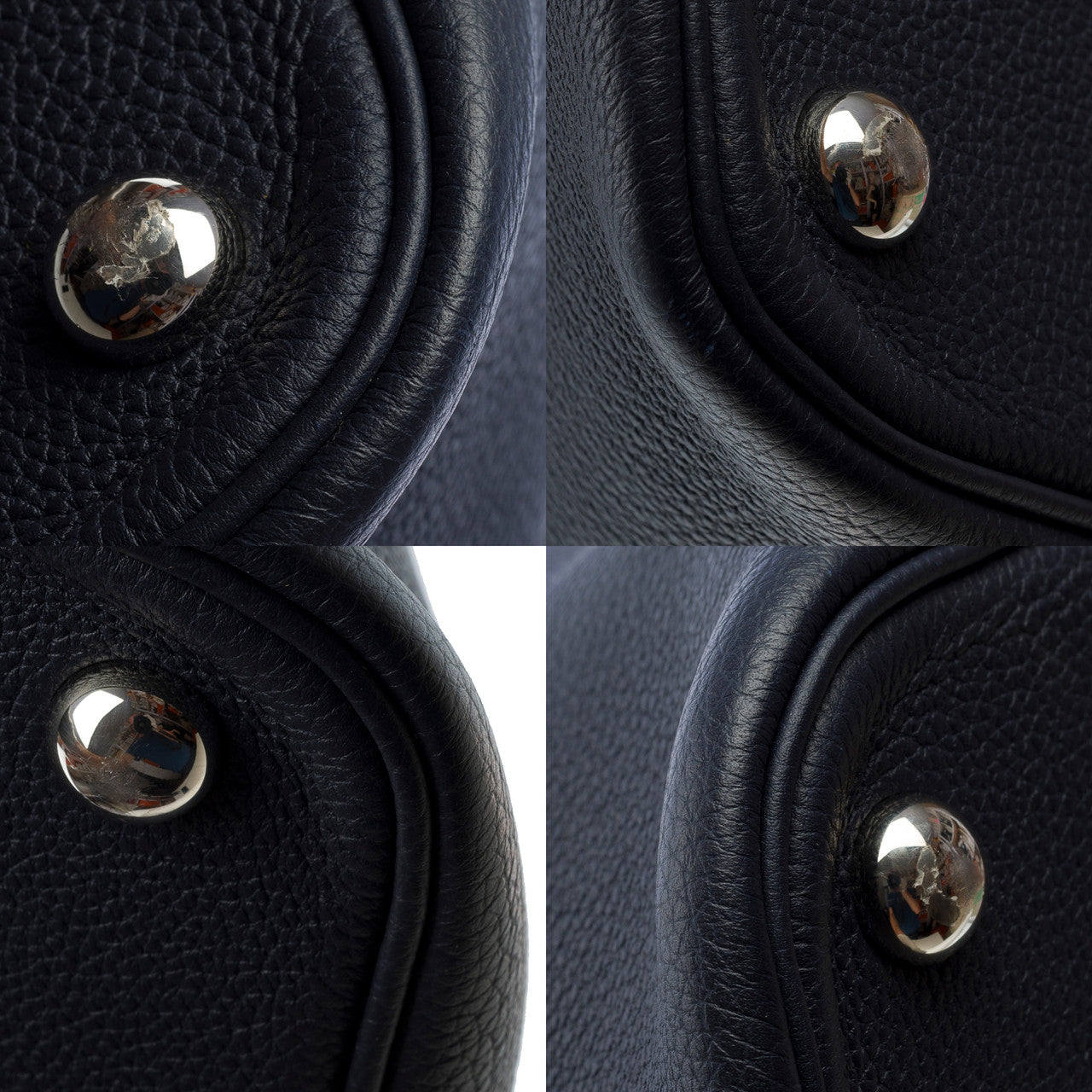 Sac HERMES Bolide en Cuir Bleu Marine - 101971