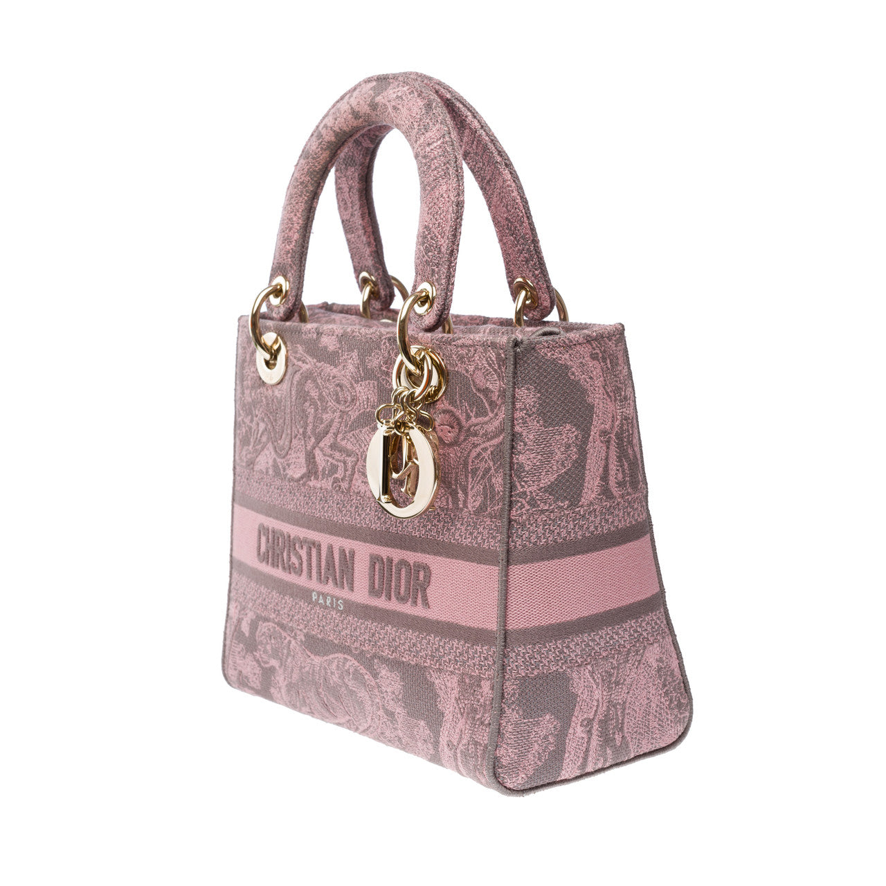 Sac DIOR Lady Dior en Toile Rose - 102003