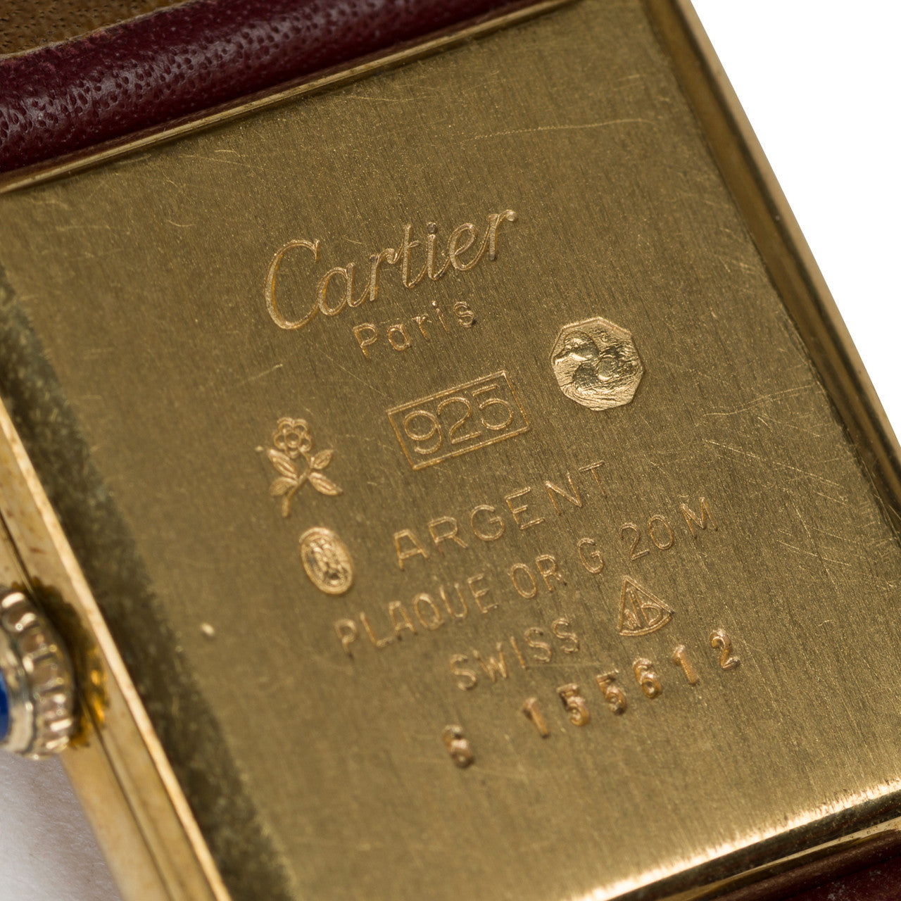 Accessoire CARTIER Tank Must en Acier Marron - 102070