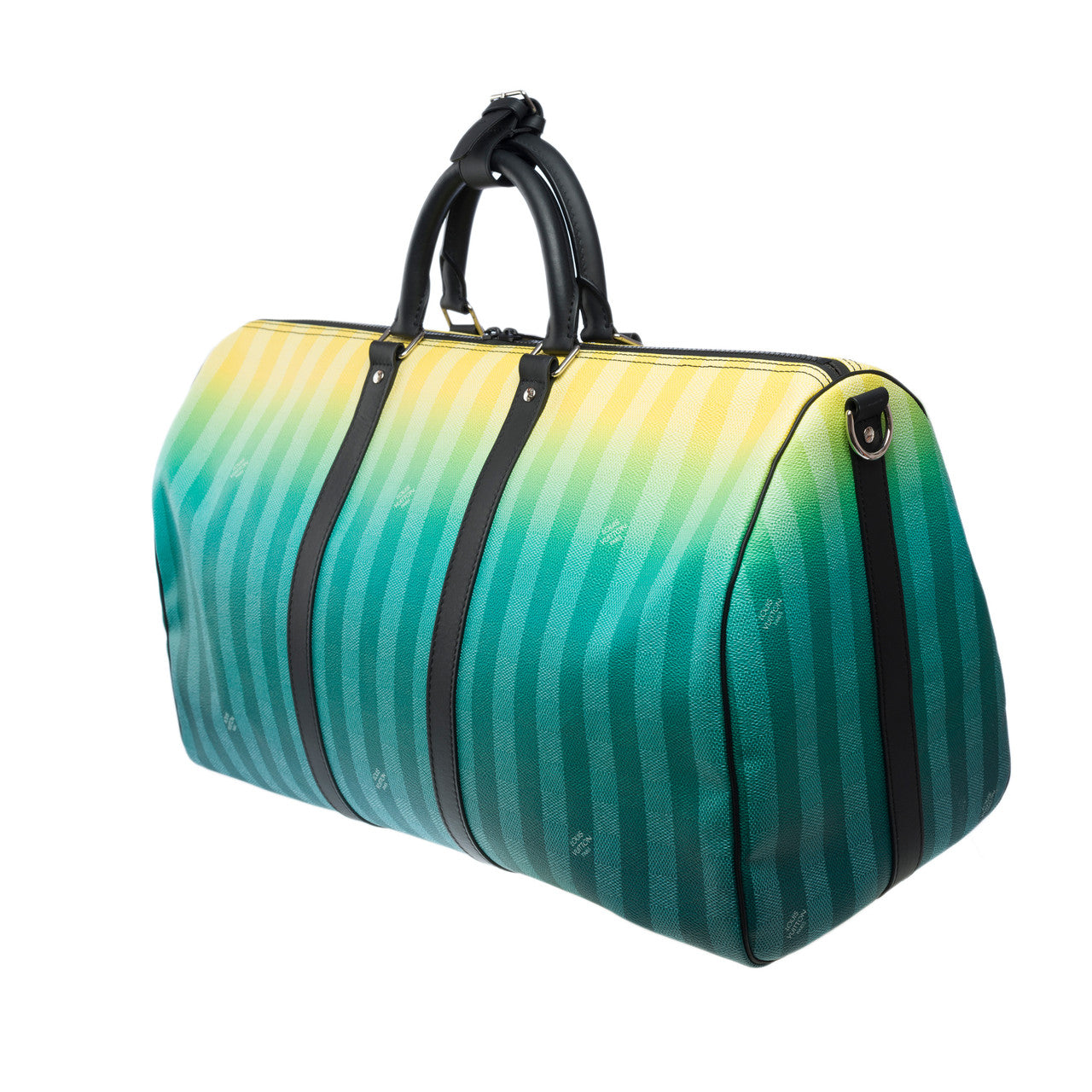 Sac LOUIS VUITTON Keepall en Toile Turquoise - 102090