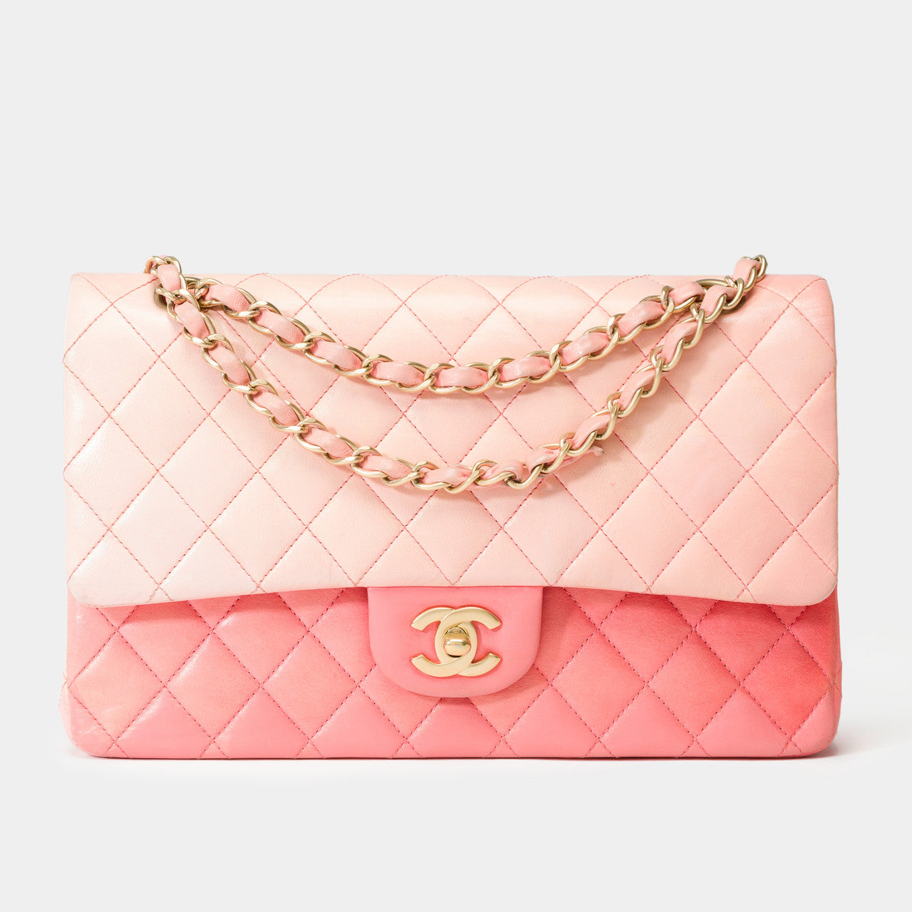 Sac CHANEL Timeless/Classique en Cuir Rose - 101965