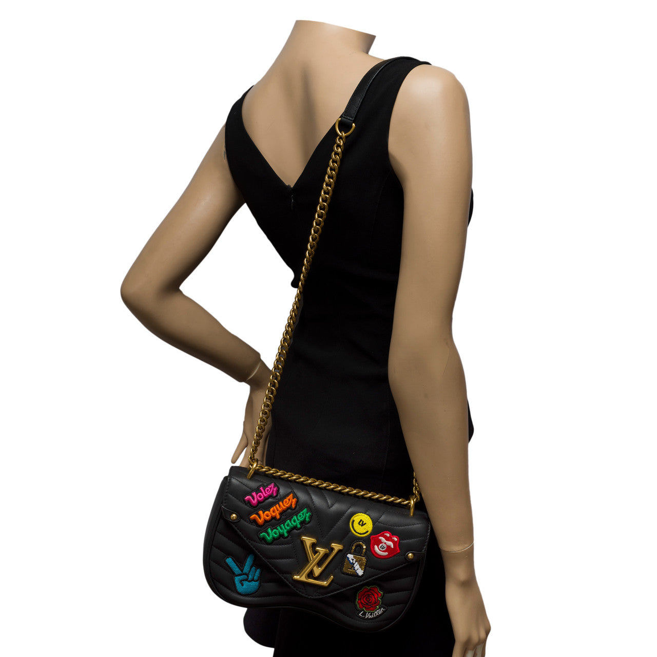 Sac LOUIS VUITTON New Wave en Cuir Noir - 102141