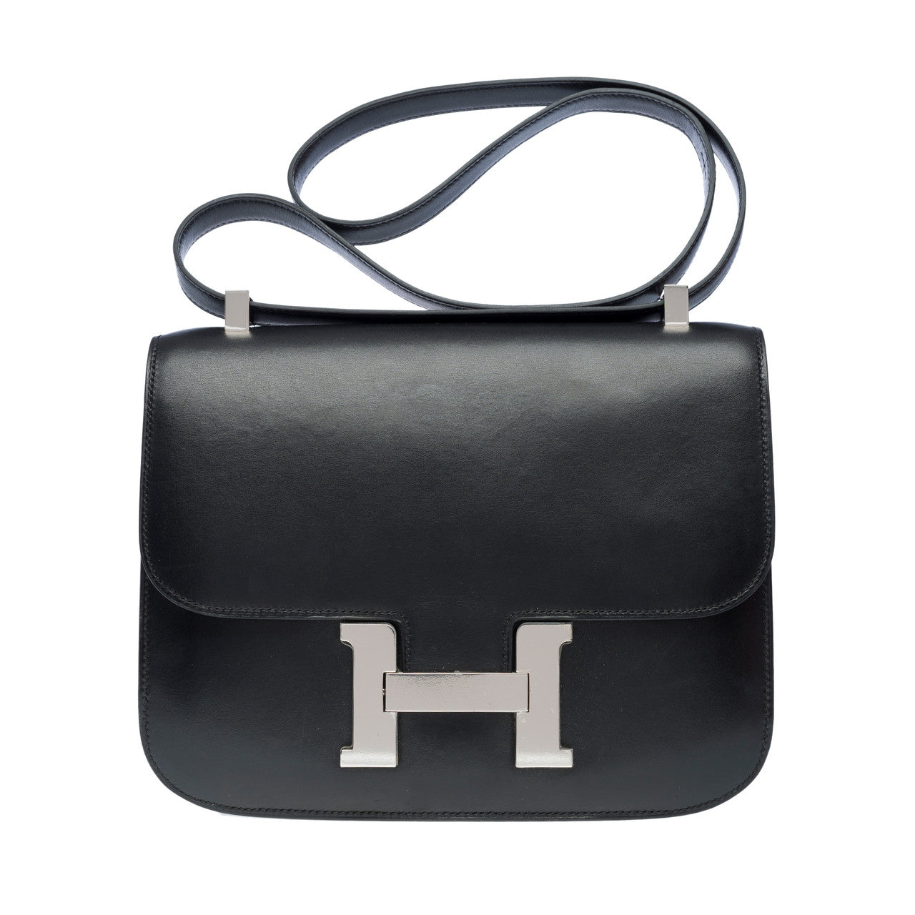 Sac HERMES Constance en Cuir Noir - 102148