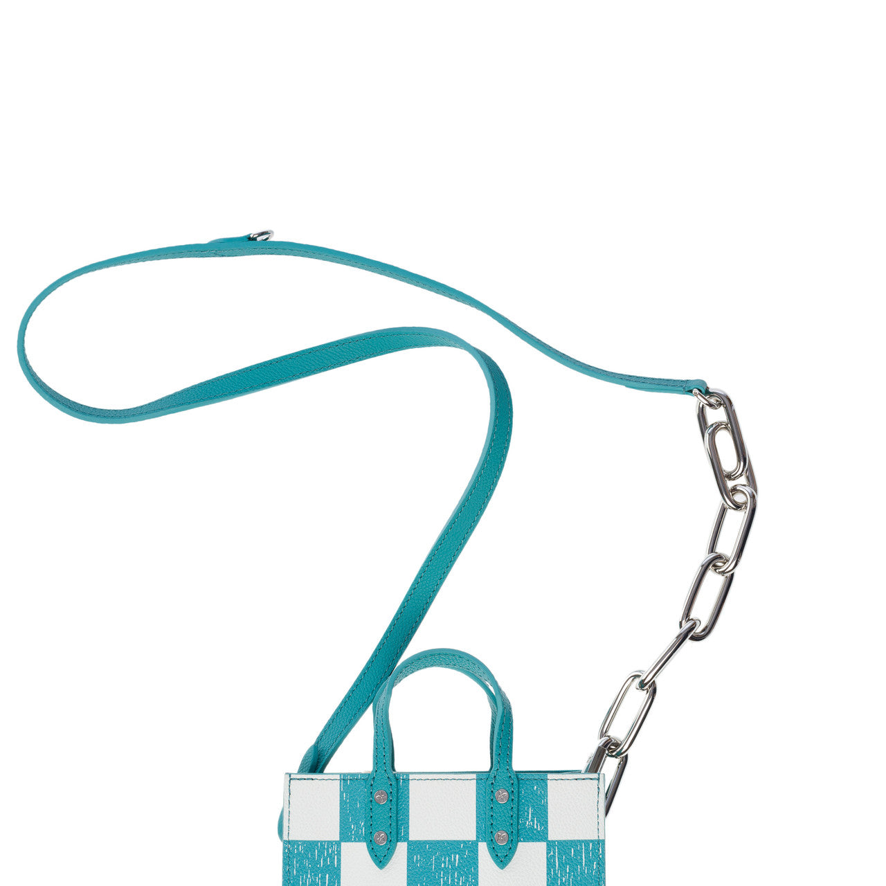Sac LOUIS VUITTON Plat en Cuir Bleu - 102143
