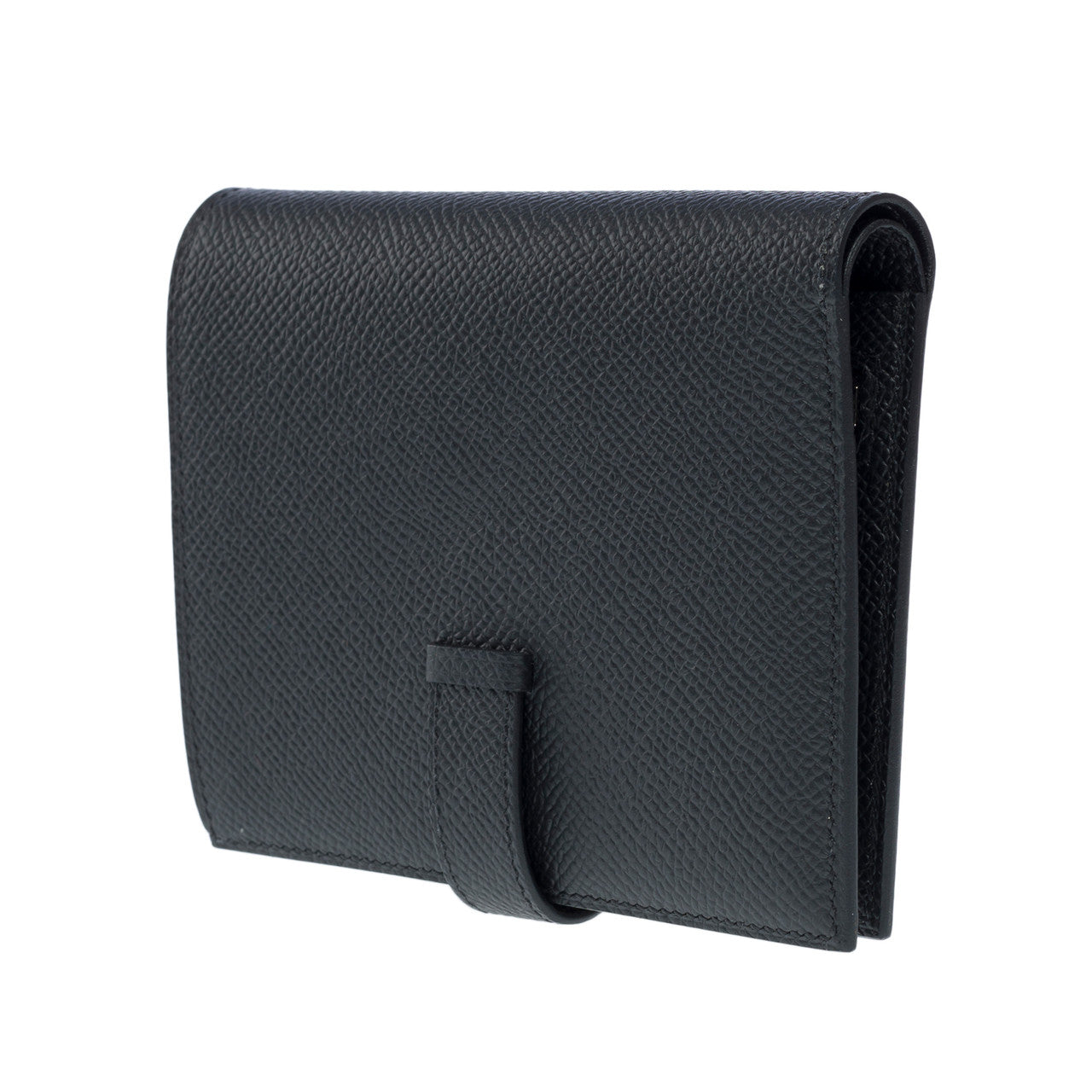 Accessoire HERMES Bearn en Cuir Noir - 102144