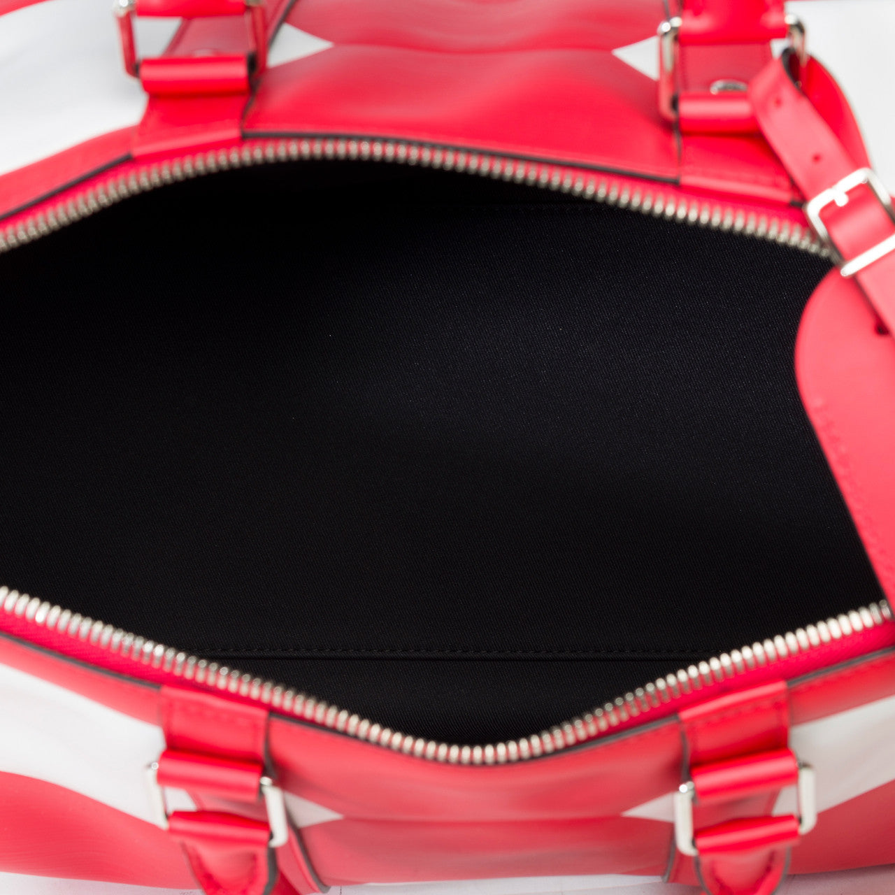Sac LOUIS VUITTON Keepall en Cuir Rouge - 102180