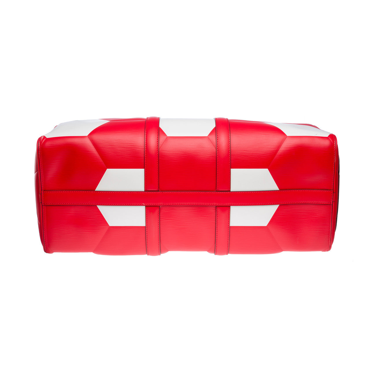 Sac LOUIS VUITTON Keepall en Cuir Rouge - 102180