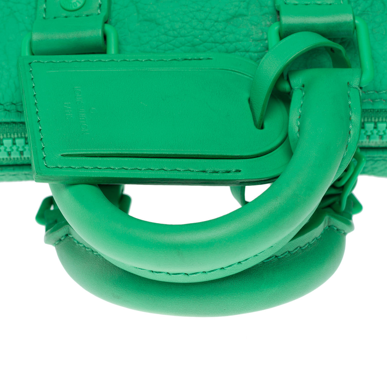 Sac LOUIS VUITTON Keepall en Cuir Vert - 102181