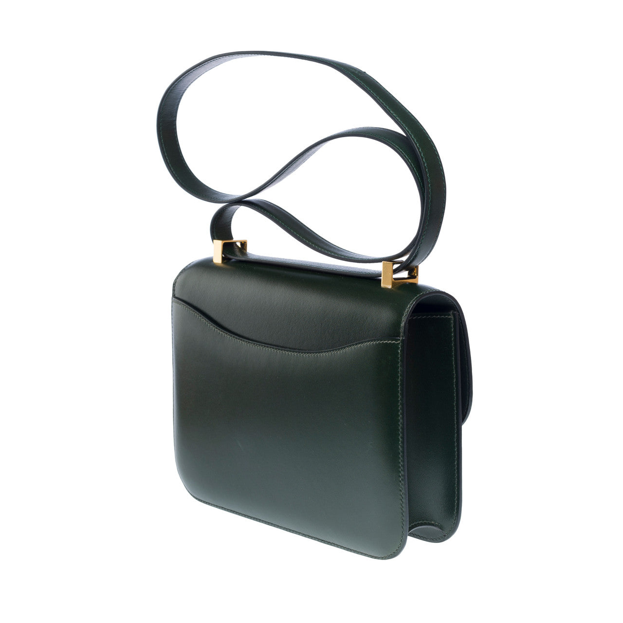 Sac HERMES Constance en Cuir Vert - 102189