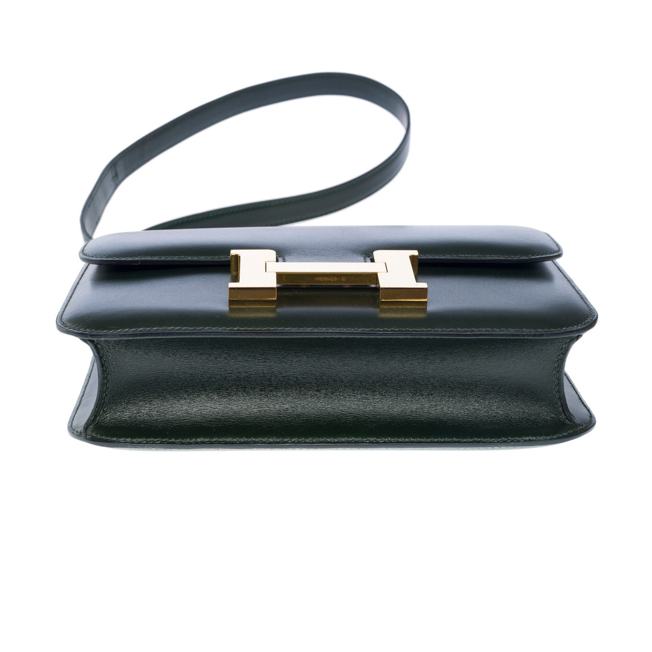 Sac HERMES Constance en Cuir Vert - 102189