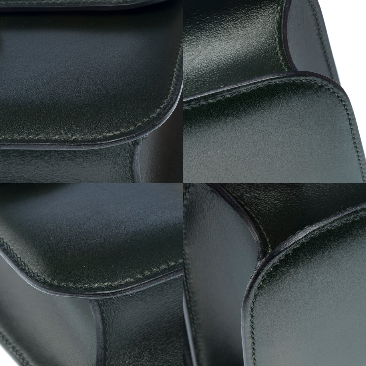 Sac HERMES Constance en Cuir Vert - 102189