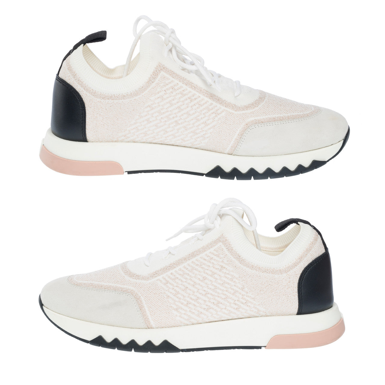 Chaussure HERMES en Tweed Blanc - 102211