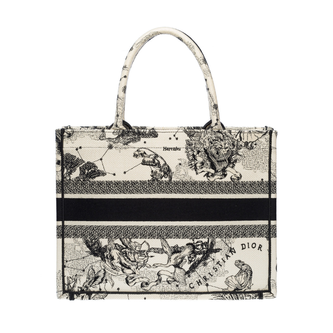 Sac DIOR Book Tote en Toile Blanc - 102258