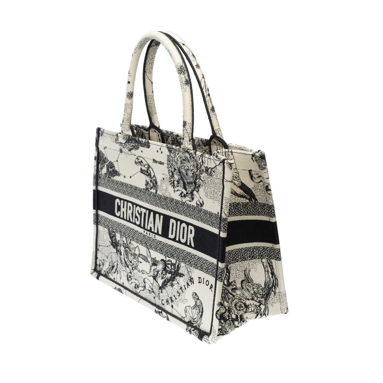 Sac DIOR Book Tote en Toile Blanc - 102258