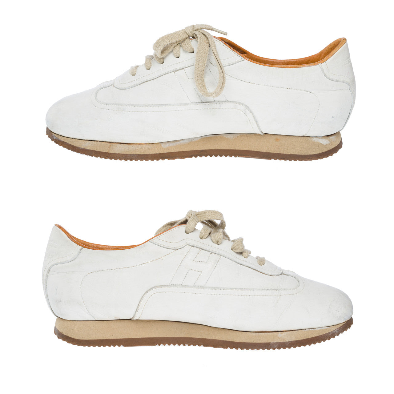 Chaussure HERMES en Cuir Blanc - 102212