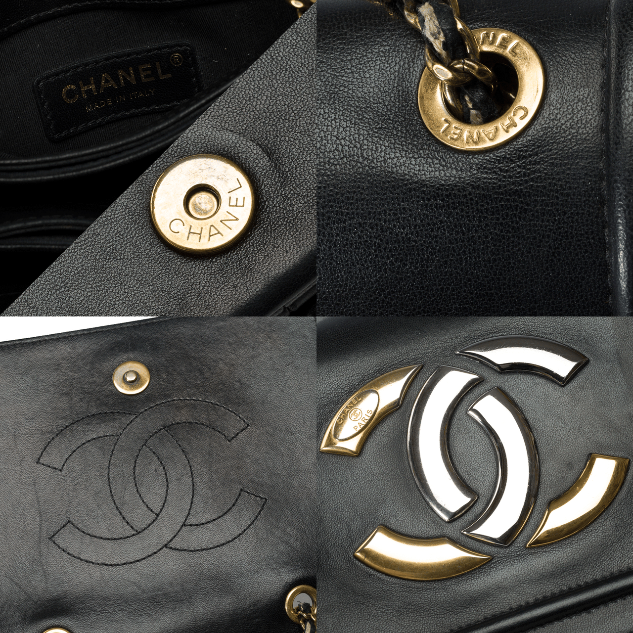 Sac CHANEL en Cuir Noir - 102290