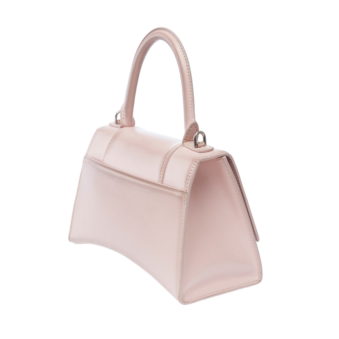 Sac BALENCIAGA Hourglass en Cuir Rose - 102269