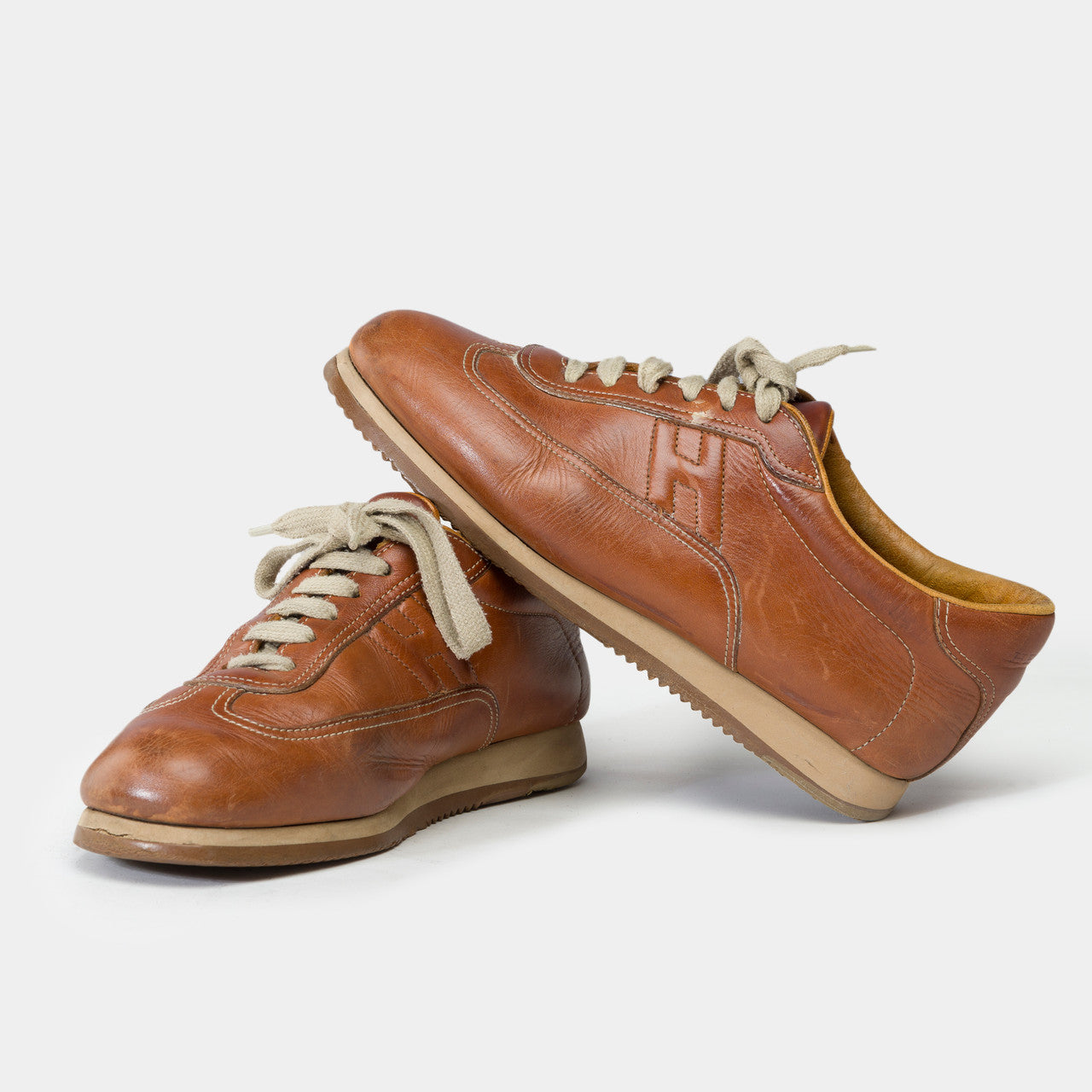 Chaussure HERMES en Cuir Marron - 102214