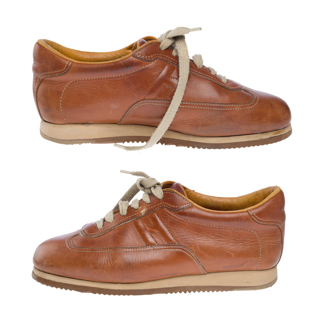 Chaussure HERMES en Cuir Marron - 102214