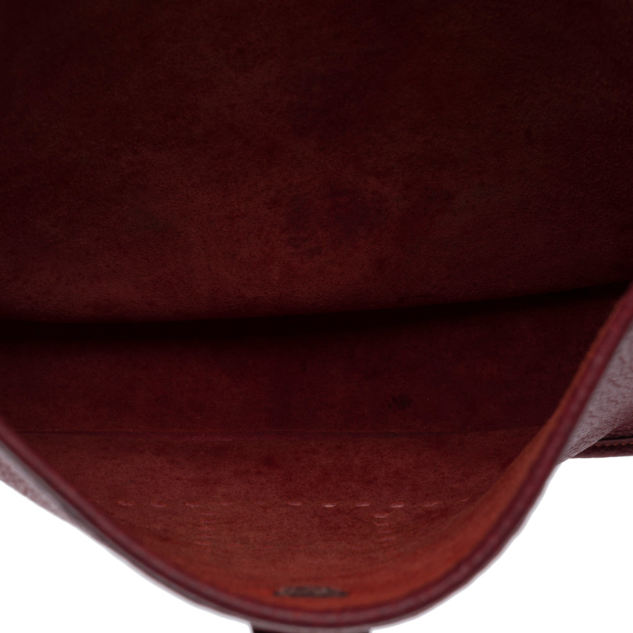 Sac HERMES Evelyne en Cuir Rouge - 102359