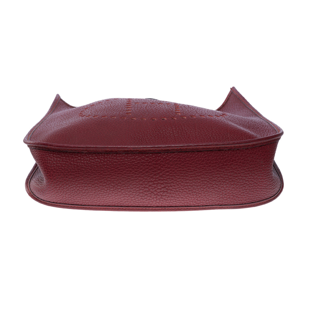 Sac HERMES Evelyne en Cuir Rouge - 102359