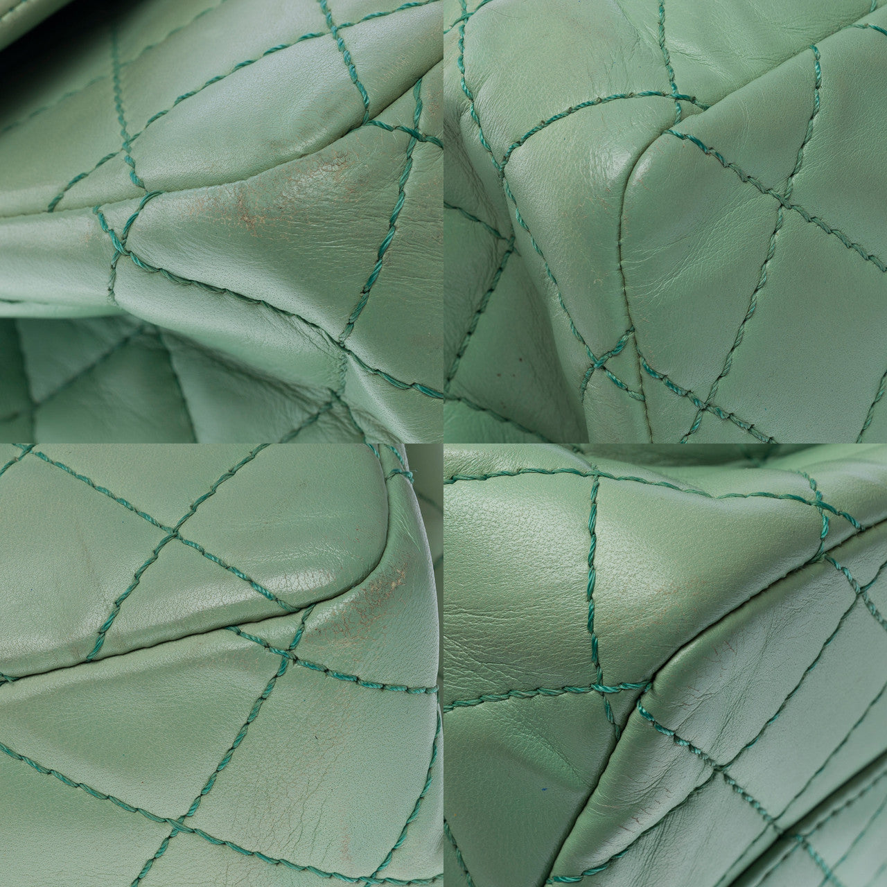 Sac CHANEL 2.55 en Cuir Vert - 102400