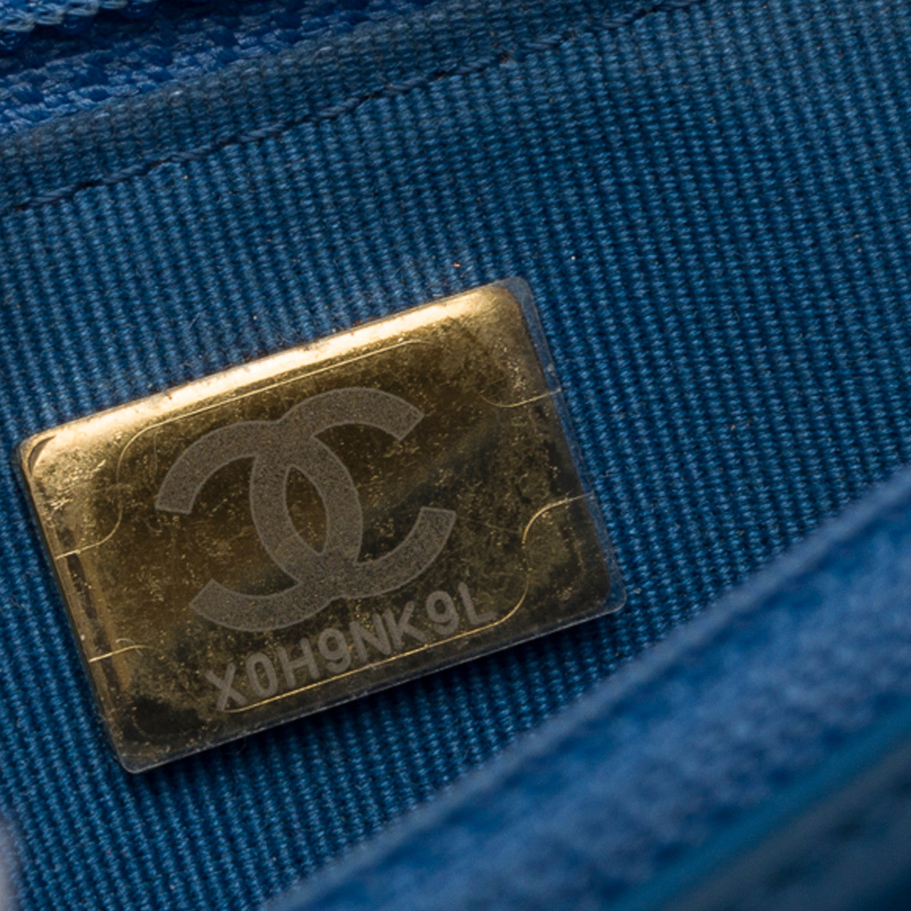 Sac CHANEL Wallet On Chain Chanel 19 en Denim Bleu - 102395