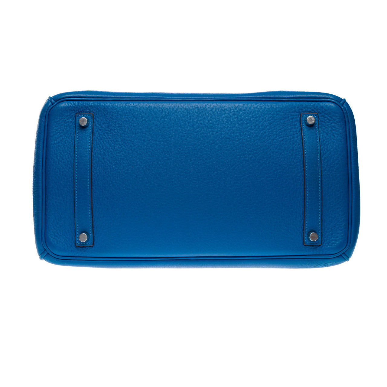 Sac HERMES Birkin 35 en Cuir Bleu - 102419