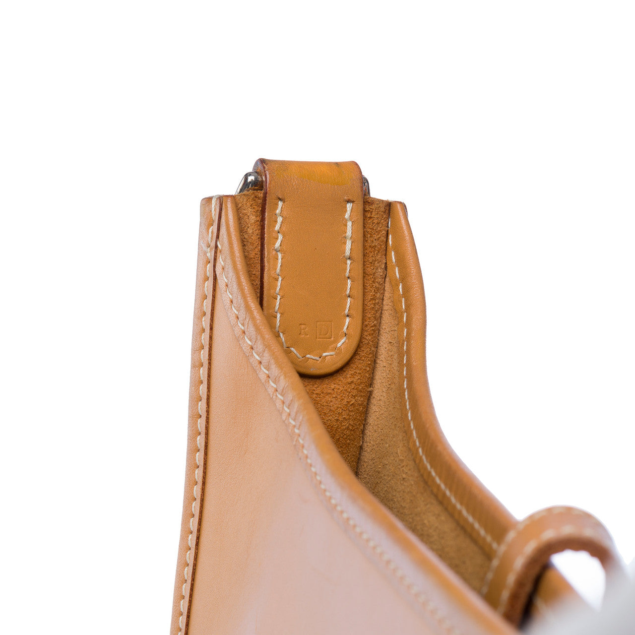 Sac HERMES Evelyne en Cuir Beige - 102187