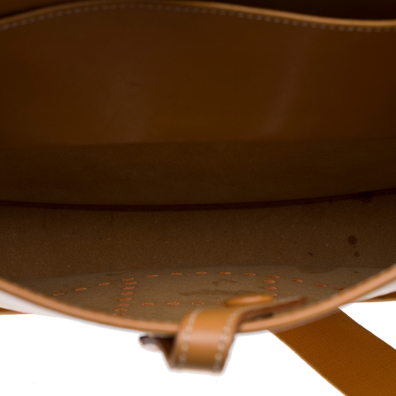 Sac HERMES Evelyne en Cuir Beige - 102187