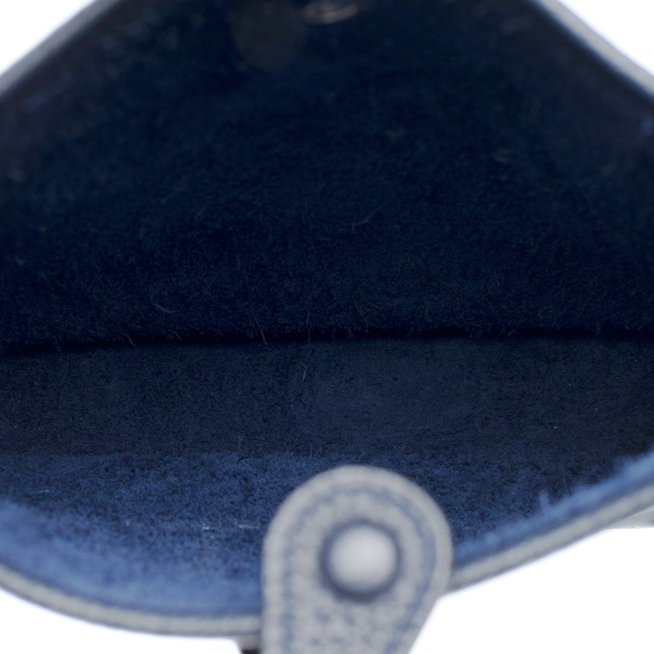 Sac HERMES Evelyne en Cuir Bleu Marine - 102441