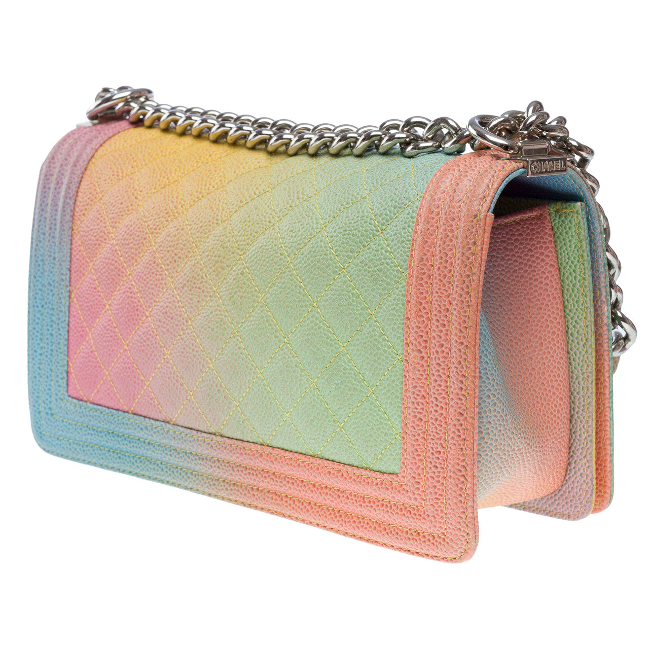 Sac CHANEL Boy en Cuir Multicolor - 102437