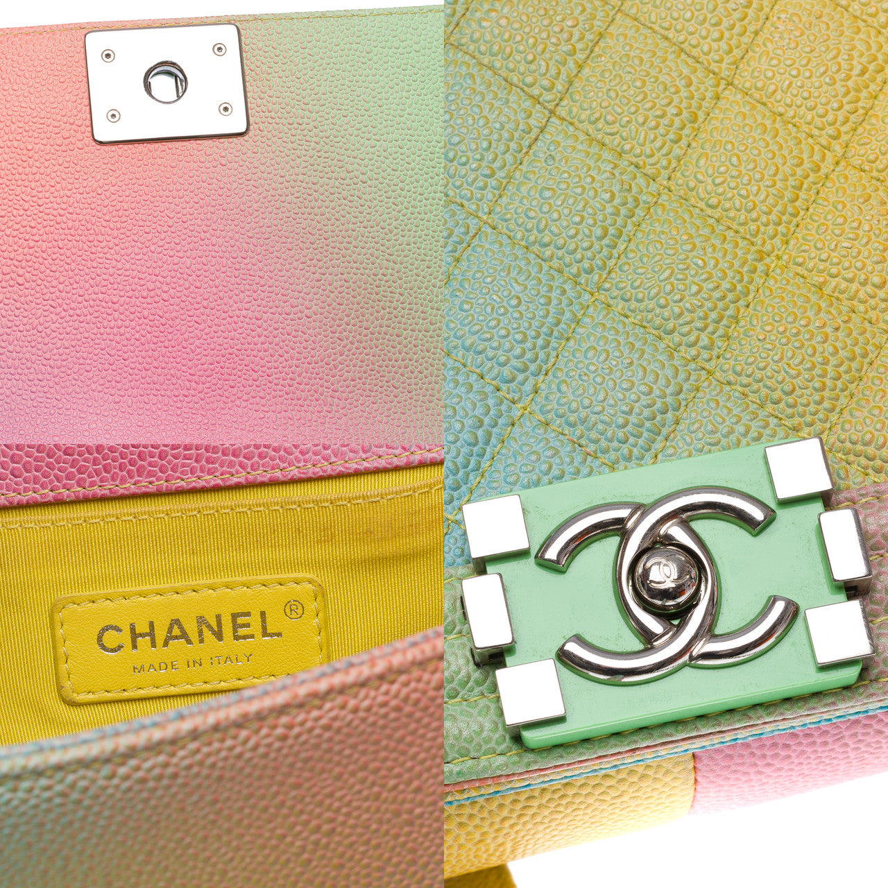 Sac CHANEL Boy en Cuir Multicolor - 102437