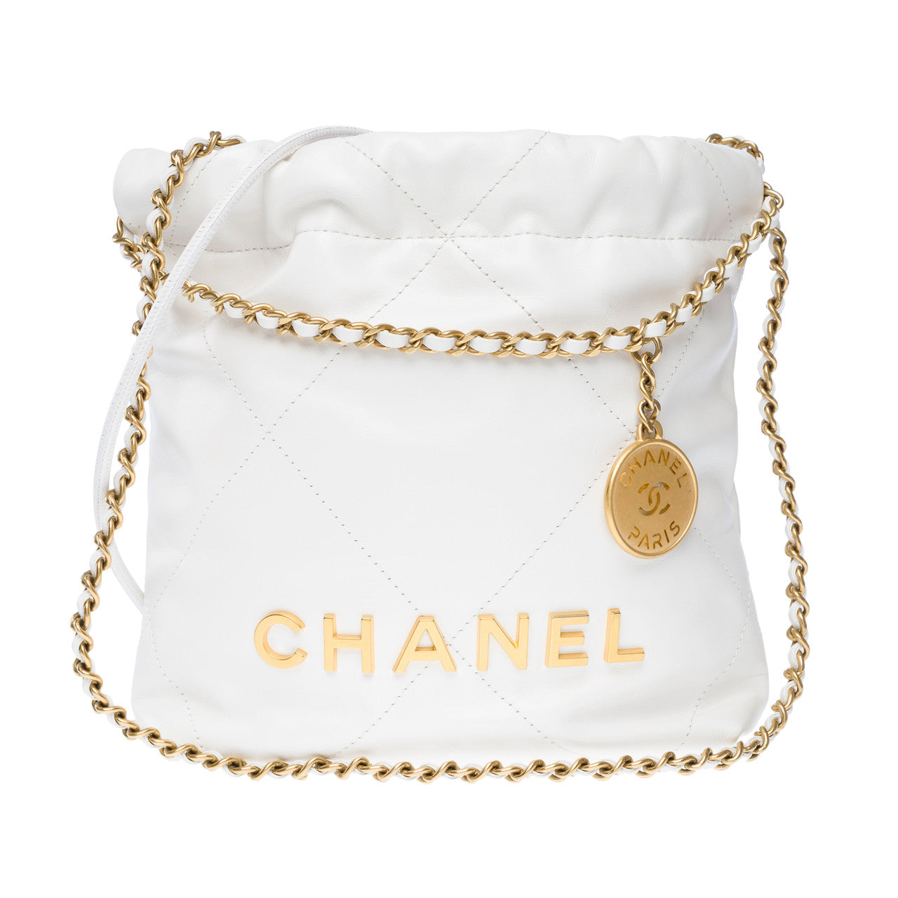 Sac CHANEL en Cuir Blanc - 102461