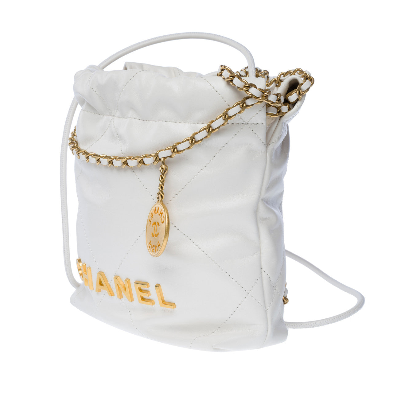 Sac CHANEL en Cuir Blanc - 102461