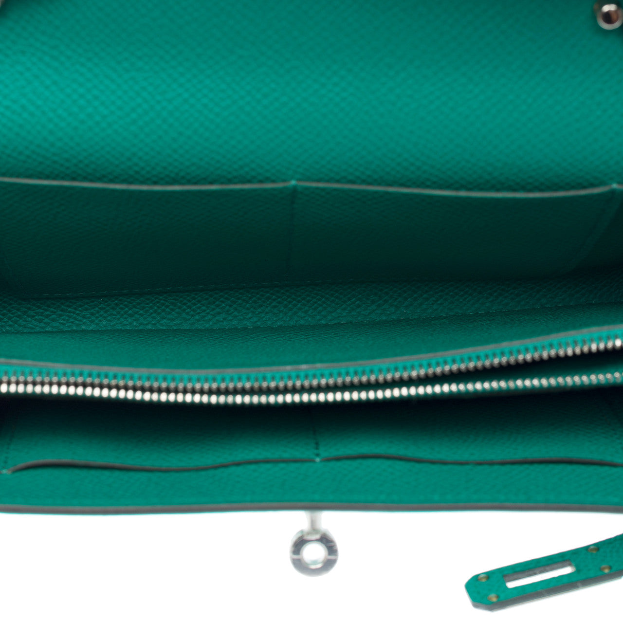 Sac HERMES Kelly to go en Cuir Vert - 102486