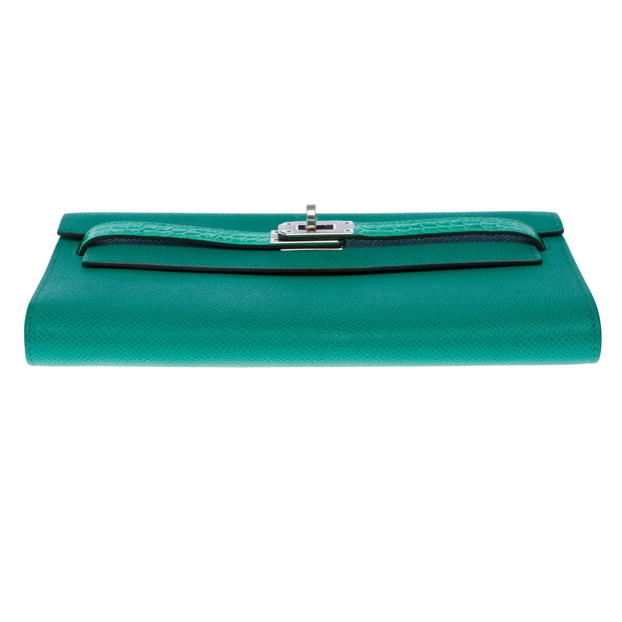 Sac HERMES Kelly to go en Cuir Vert - 102486