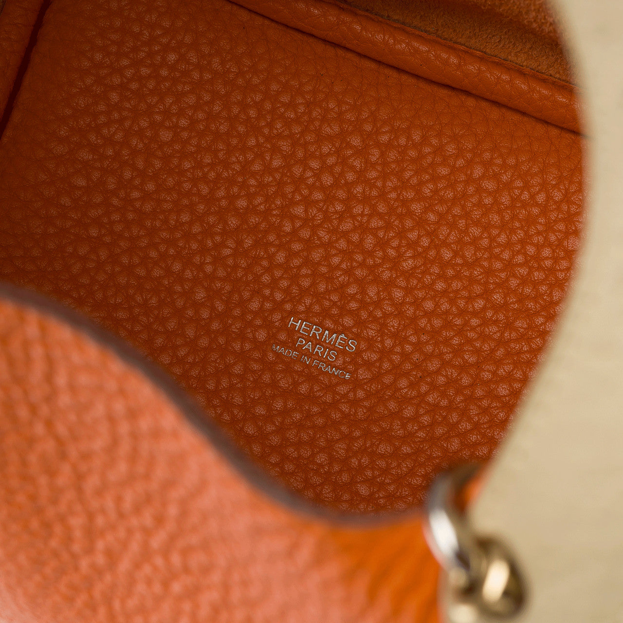 Sac HERMES Picotin en Cuir Orange - 102332