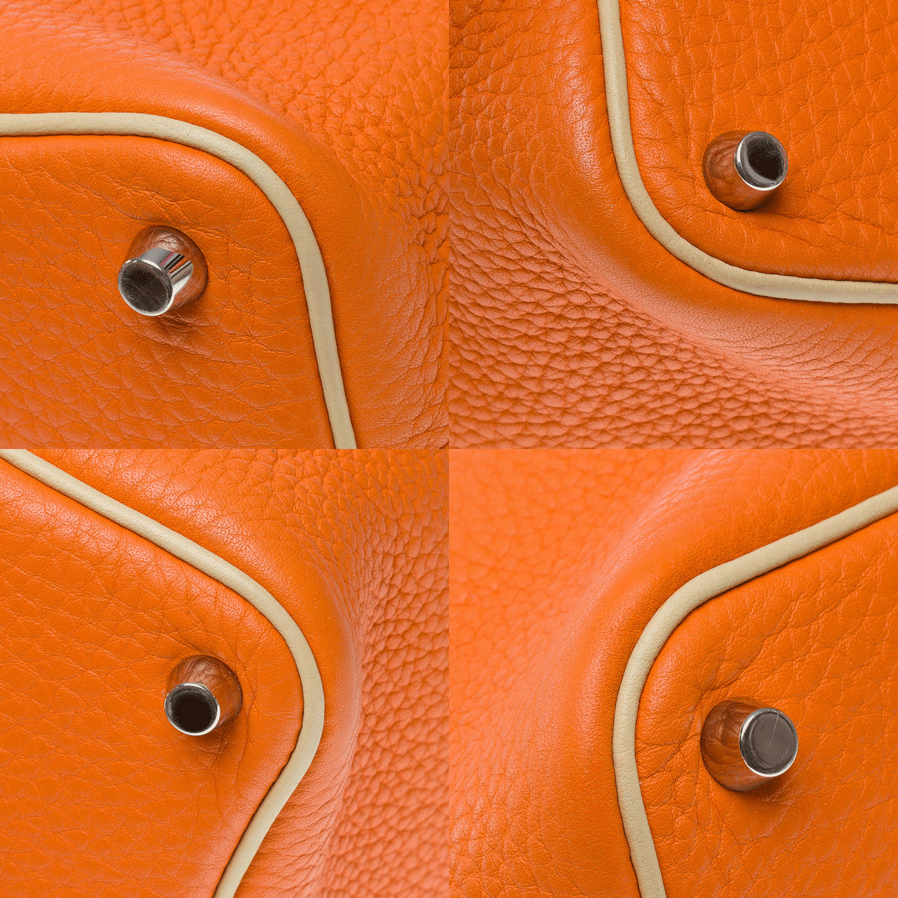 Sac HERMES Picotin en Cuir Orange - 102332