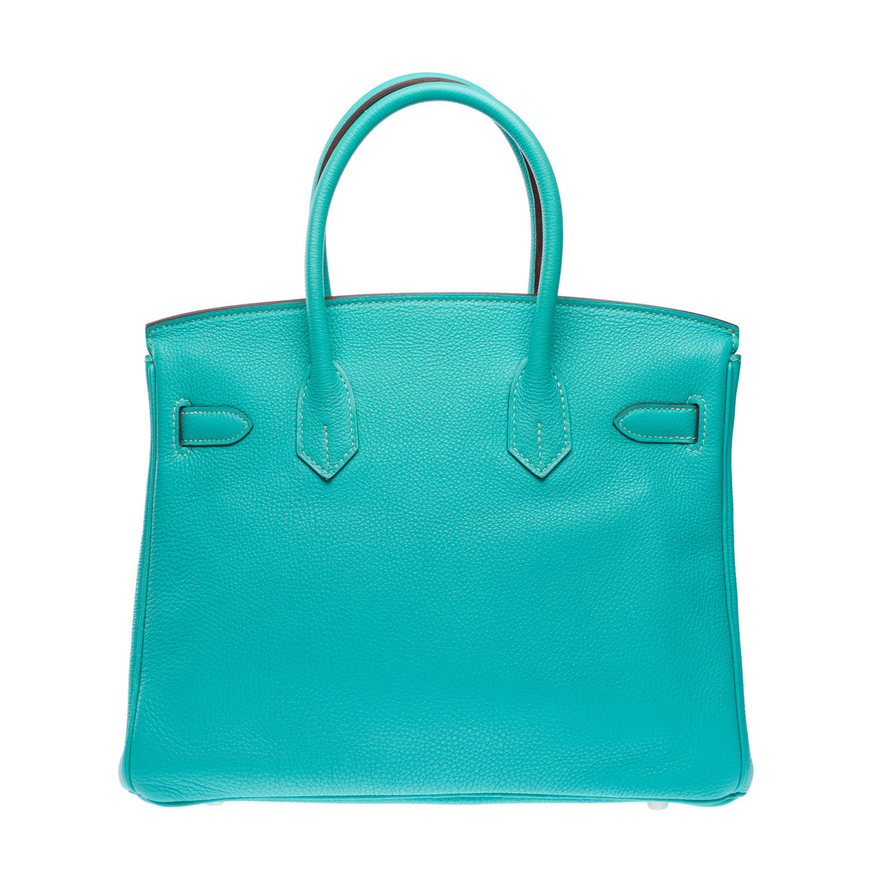 Sac HERMES Birkin 30 en Cuir Bleu - 102533
