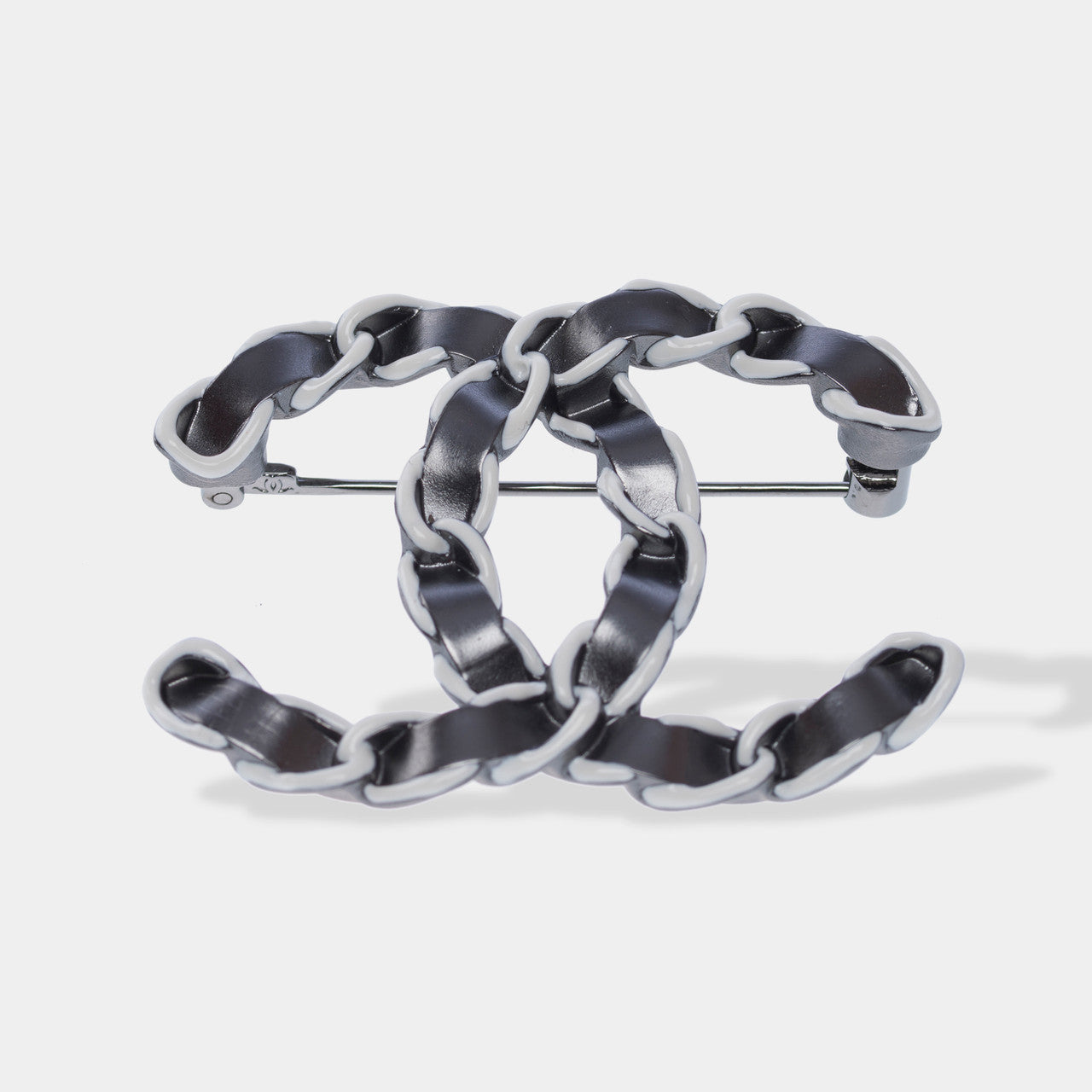 Bijoux CHANEL CC en Cuir Noir - 102492