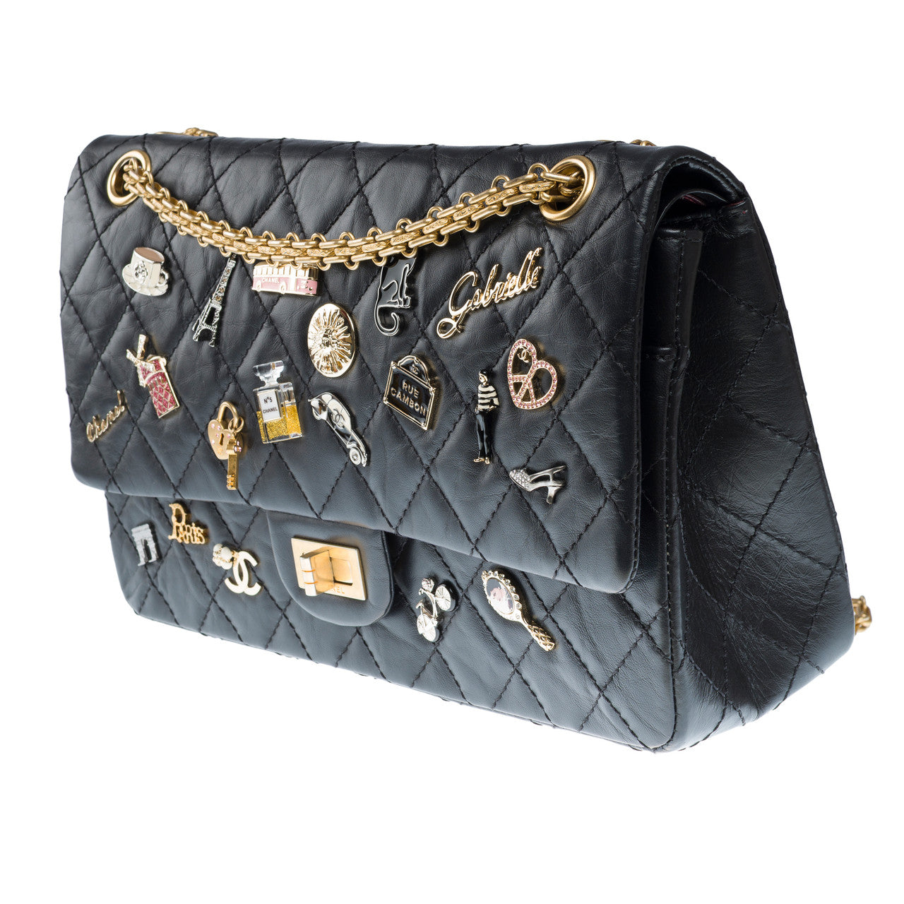 Sac CHANEL 2.55 en Cuir Noir - 102558