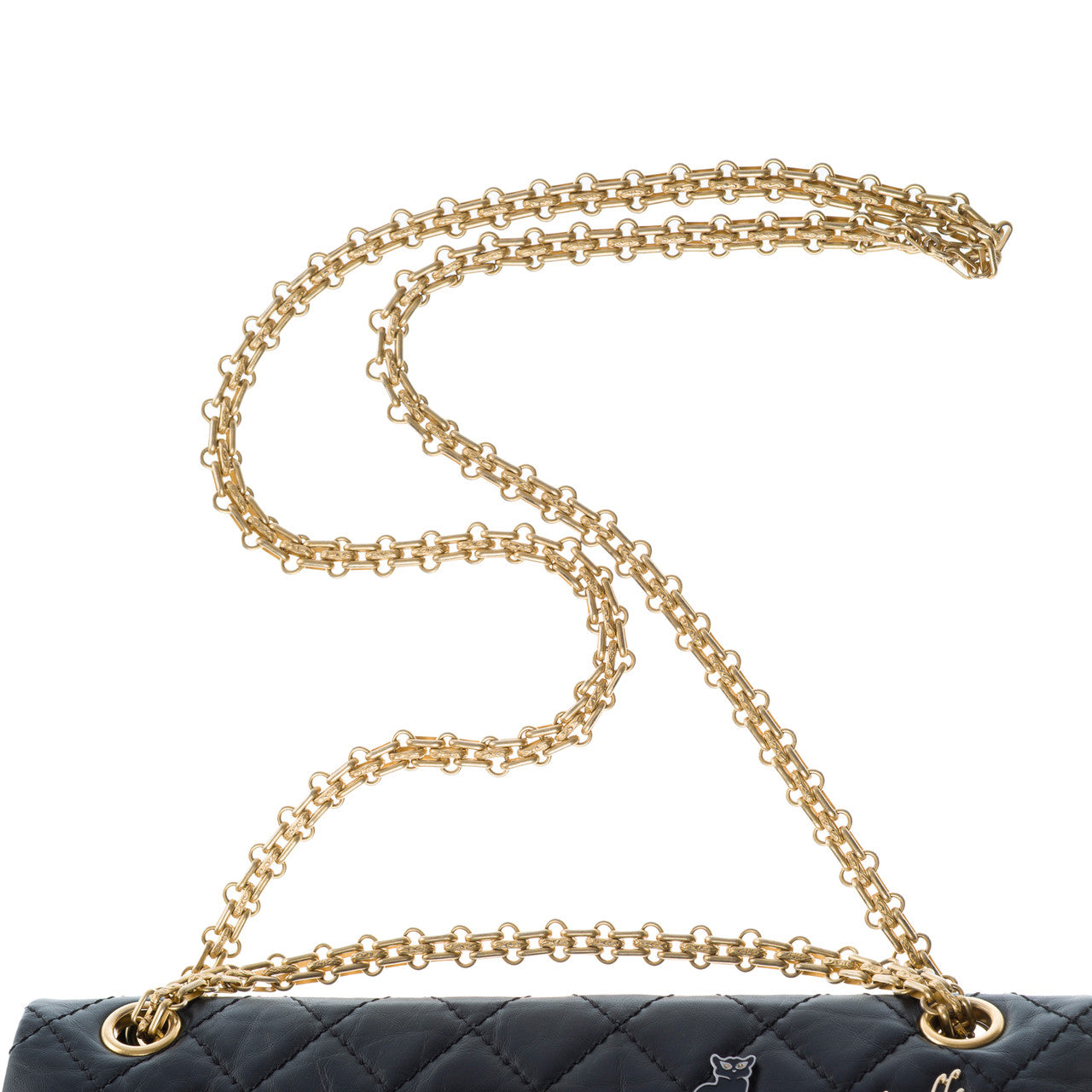 Sac CHANEL 2.55 en Cuir Noir - 102558