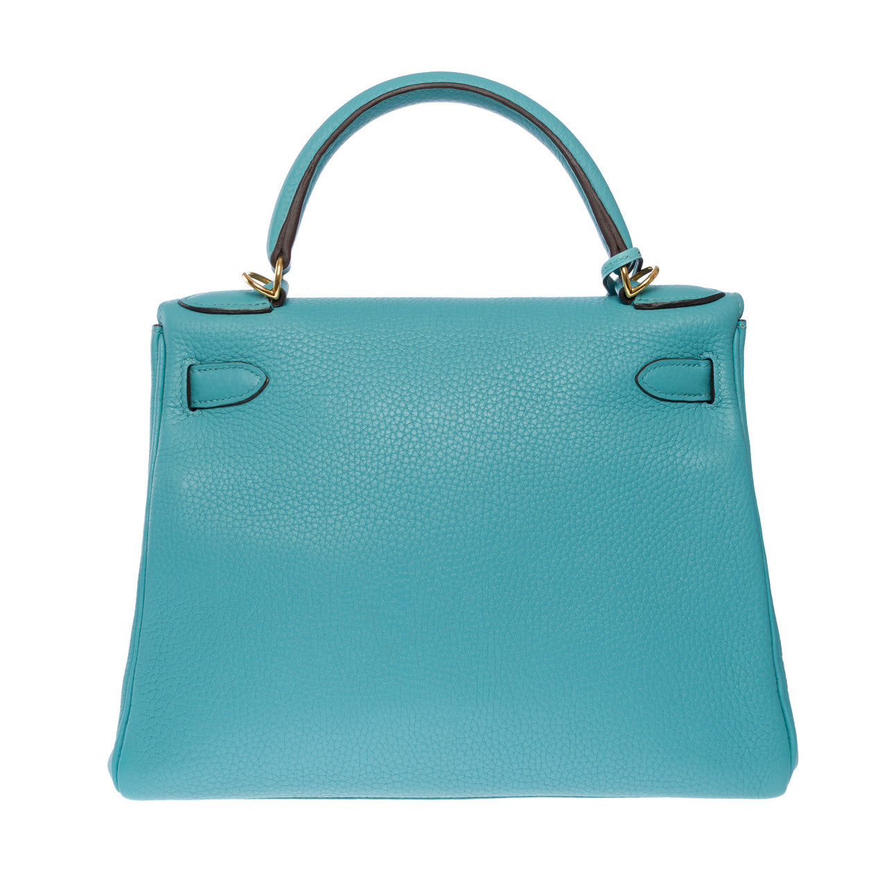 Sac HERMES Kelly 28 en Cuir Bleu - 102537
