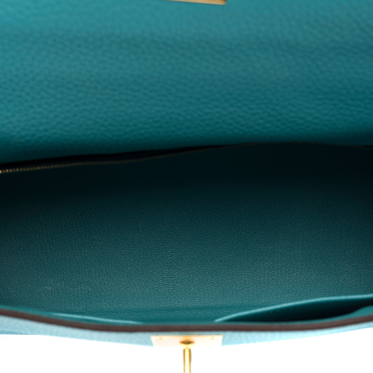 Sac HERMES Kelly 28 en Cuir Bleu - 102537