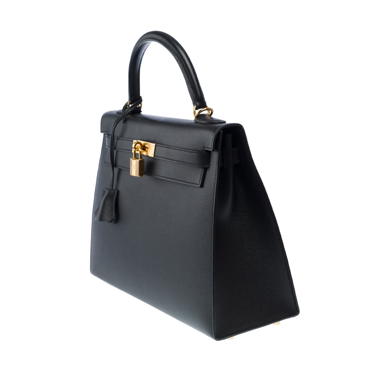 Sac HERMES Kelly 32 en Cuir Noir - 102588