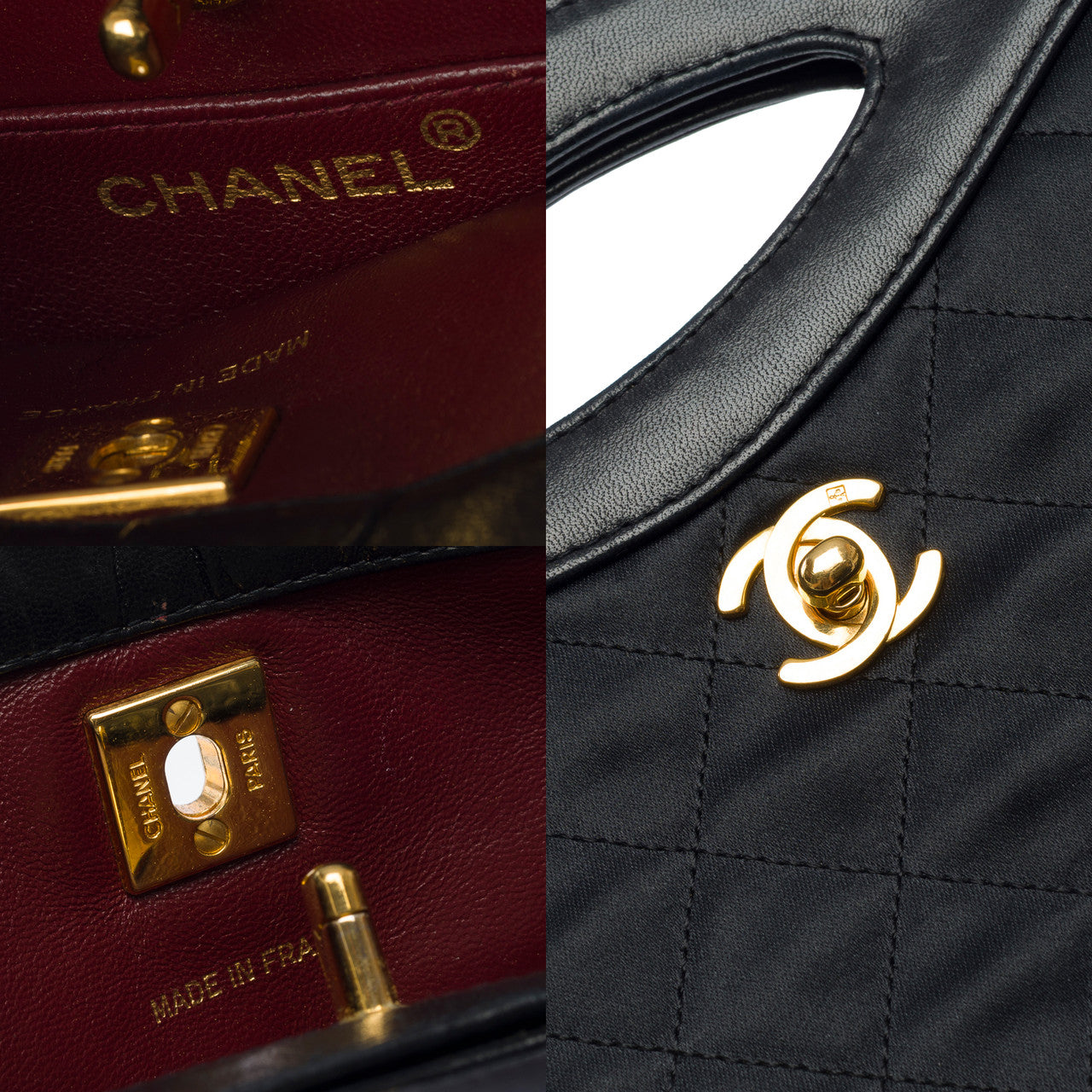 Sac CHANEL 31 Vintage en Cuir Noir - 102607