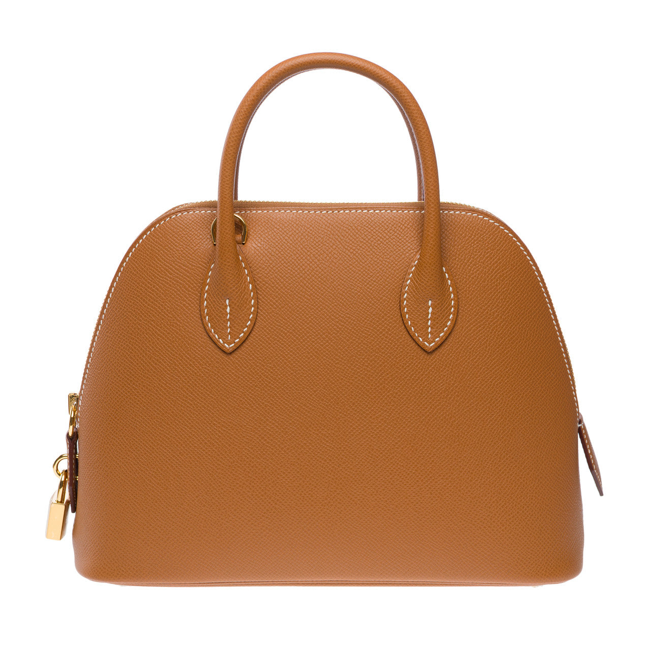 Sac HERMES Bolide en Cuir Doré - 102603