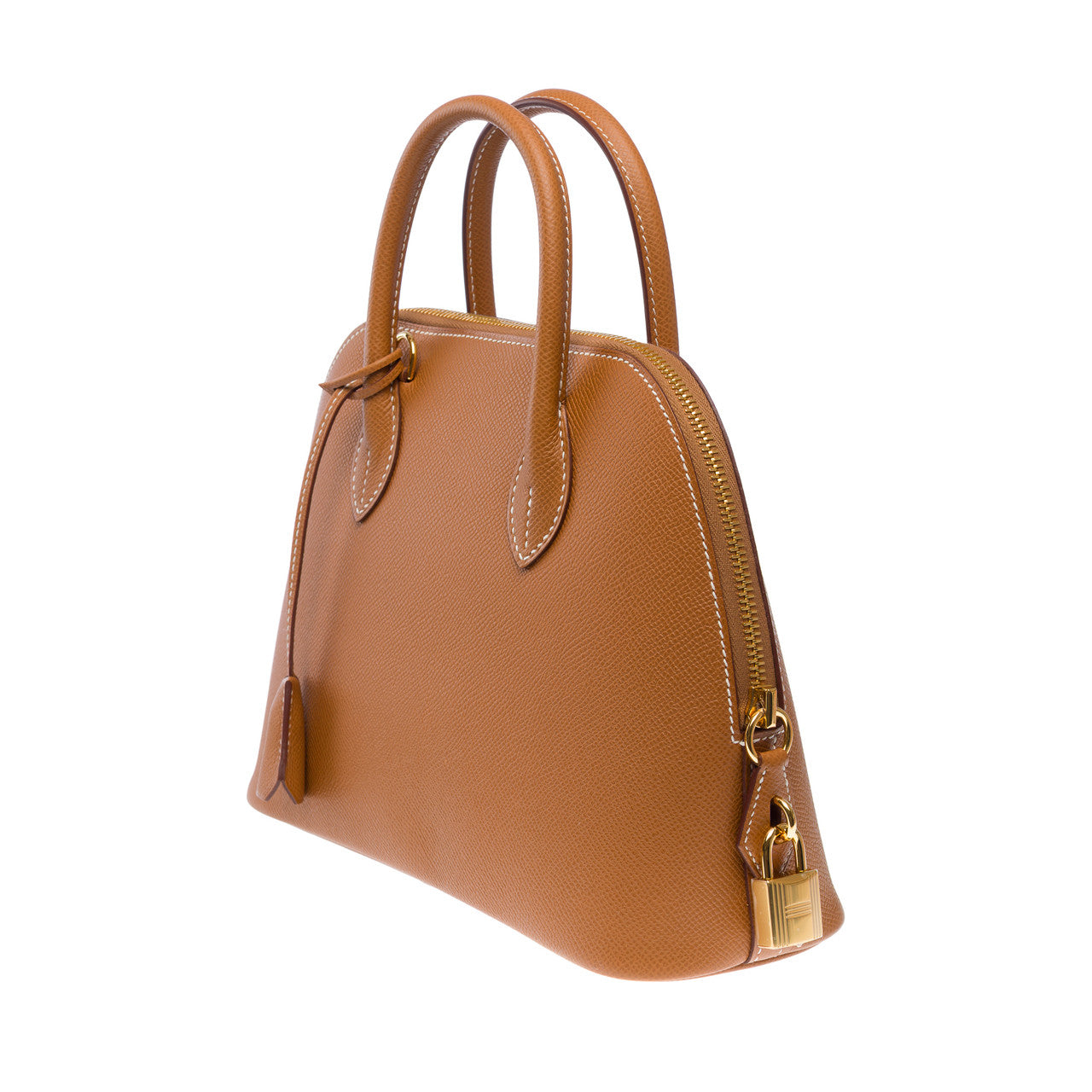 Sac HERMES Bolide en Cuir Doré - 102603