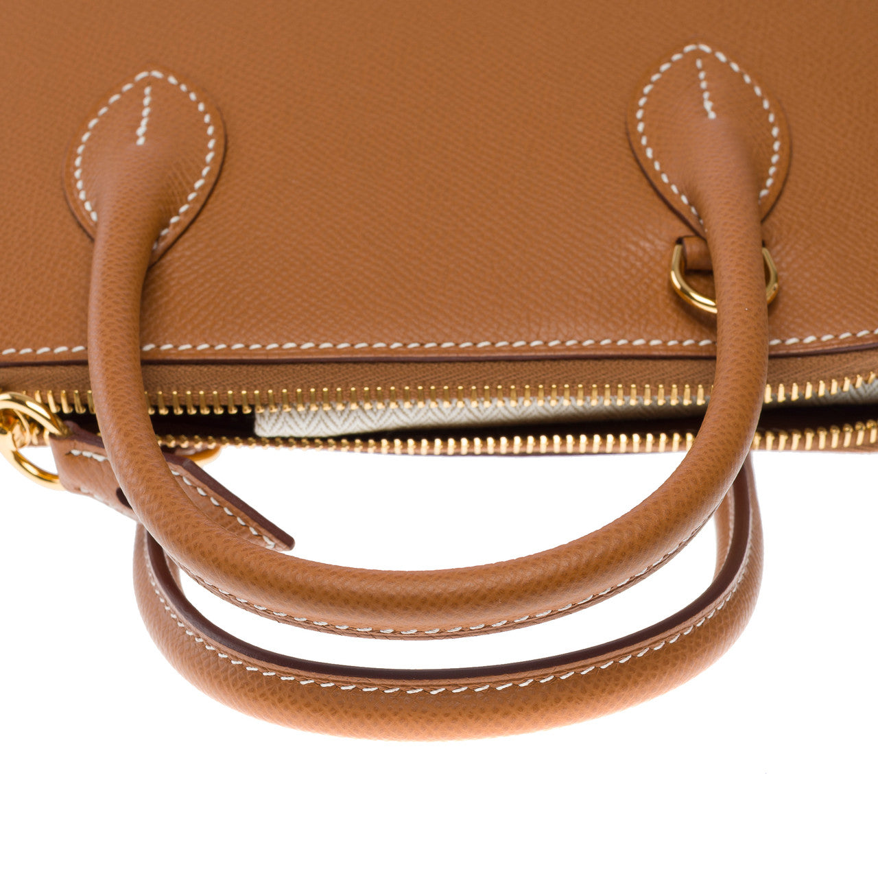 Sac HERMES Bolide en Cuir Doré - 102603